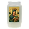 Candle 3 Days / white / Our Lady of Perpetual helpetual Help
