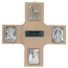 Cross fireplace 4 Medals 10 x 10 cm Bless our home