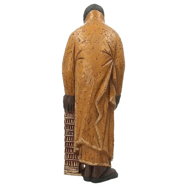 Mage Melchior (courbé) - H 37 cm - ocre