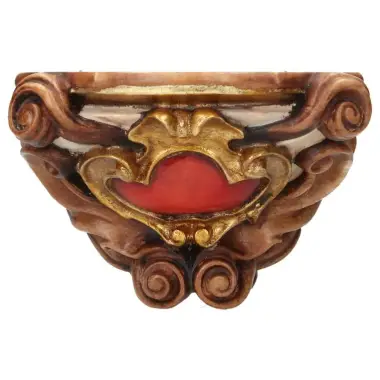 Carved Wood Wall bracket for a statue of 30 cm Color