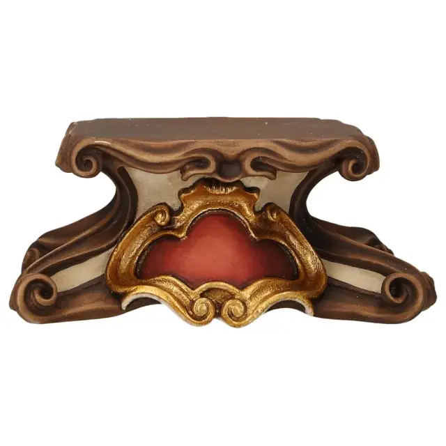 Houtsnijwerk - Konsool - 30 cm - Polychroom