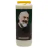 9 days candle / white / P St Pio