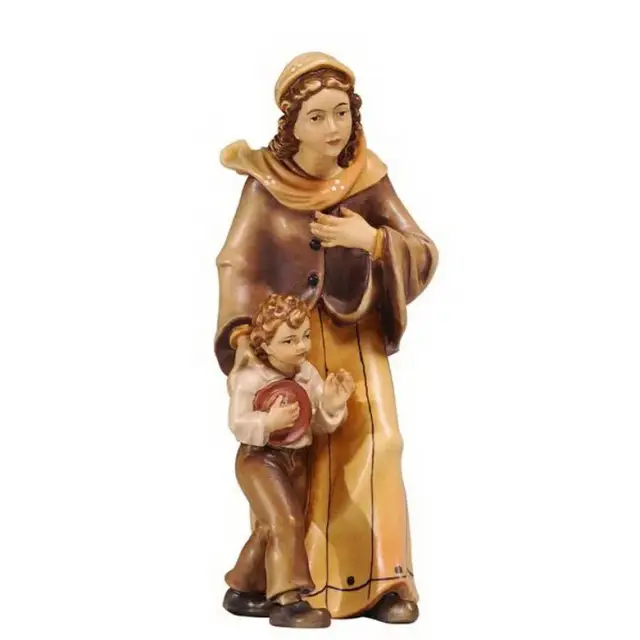 Bergere+garcon pour personnages de crèche de 12 cm Couleur