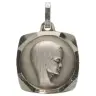 Medal 15 X 15 mm Virgin Silver Plated