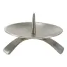 Kaarsenhouder - Diam 11.5 cm - Met Verzilverd