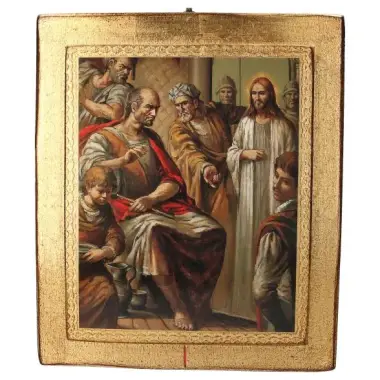 Chemin de Croix - set de 15 stations - H34 X L29 cm