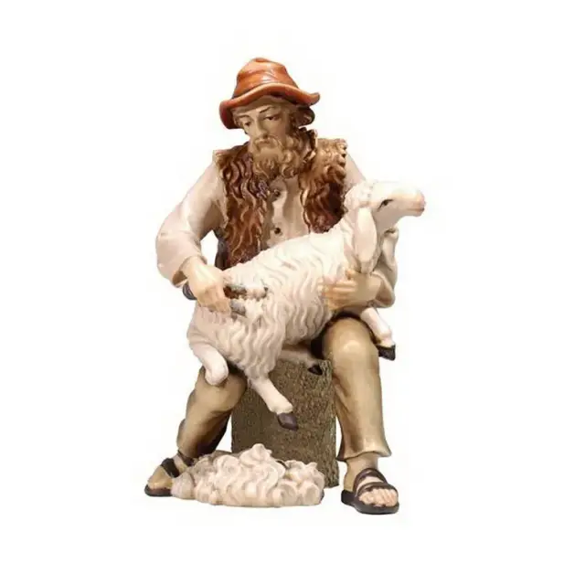 Berger/Tondeur pour personnages de crèche de 12 cm Couleur