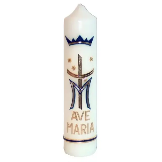 Cierge Marial - 265 X 60 mm