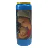 9 days candle / Blue / Virgin and Child