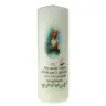 Bougie 180 X 60 mm - Ivoire - Buste Banneux + Op deze ....