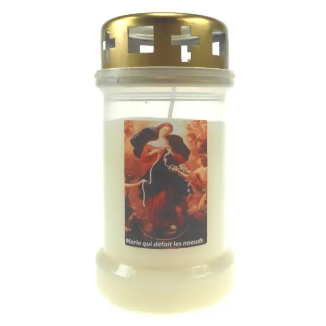 Candle 3D / CD / white / our Lady undoer of knots