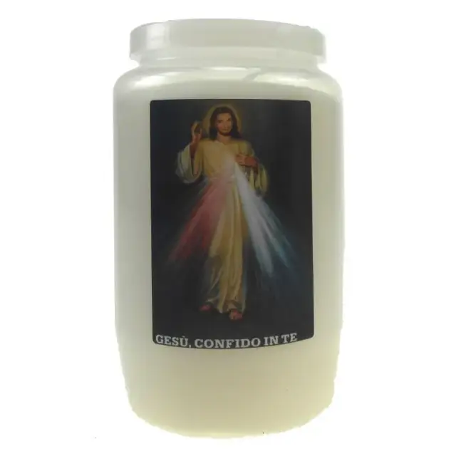 Candle 3 Days / white / Merciful Christ