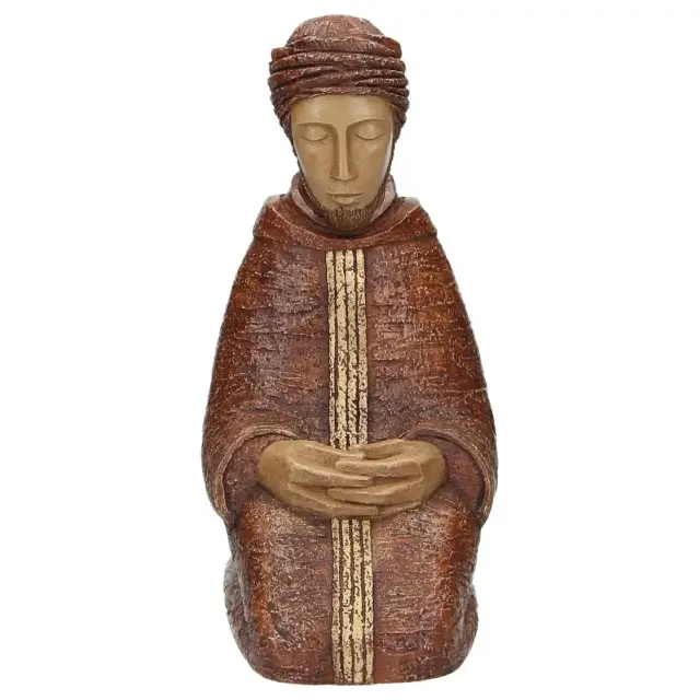 St Joseph - 27 cm - Marron