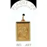 Gold plated medal Virgin Lippi 24 X 18 mm