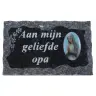 Plaque Cimetiere Aan Mijn Geliefde Opa 9x14