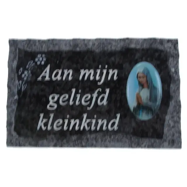 Plaque Cimetiere Aan Mijn Geliefd Kleinkind 9x14