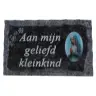 Plaque Cimetiere Aan Mijn Geliefd Kleinkind 9x14