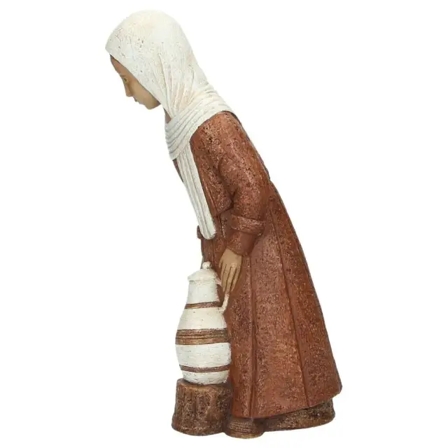 Shepherdess - 32 cm - Orange and white