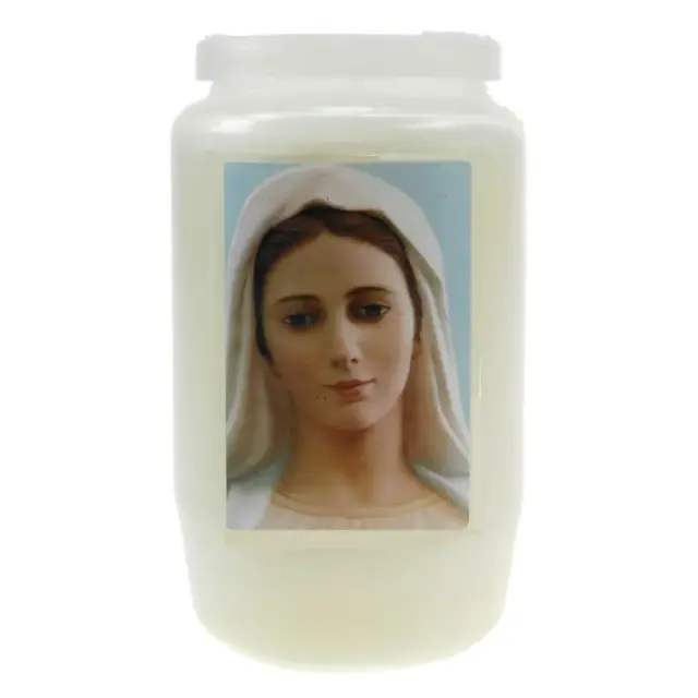 Candle 3 Days / white / Medjugorje