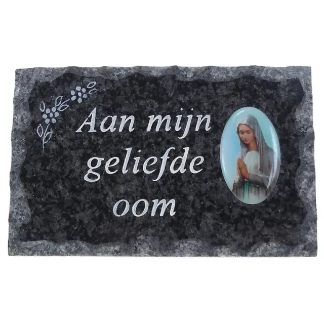 Plate of cemeteries Aan Mijn Oom geliefde 9x14