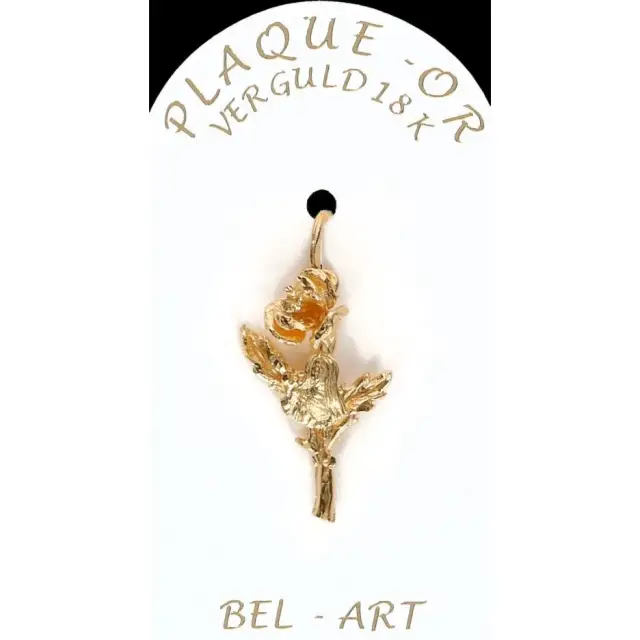 Medaille gold plated St. Rita / Stem