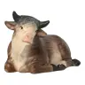 Ox laying: wood carving nativity scene Pema 12 cm