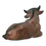 Ox laying: wood carving nativity scene Pema 12 cm