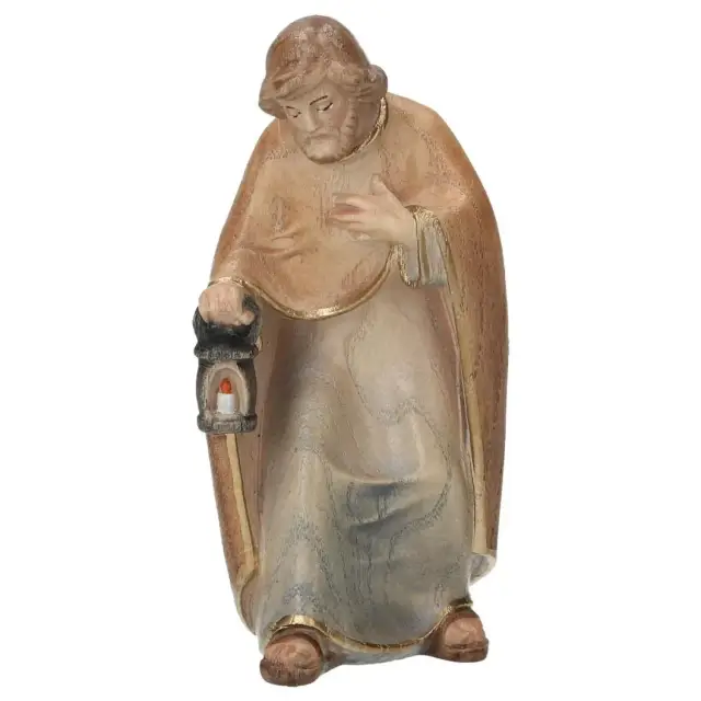 Sainte Famille : crèche de Noël en bois Pema 12 cm