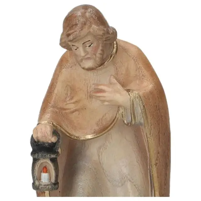 Sainte Famille : crèche de Noël en bois Pema 12 cm