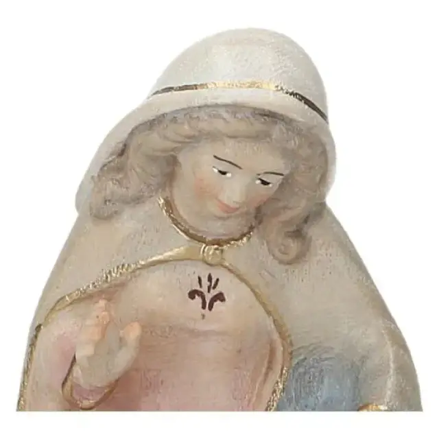 Sainte Famille : crèche de Noël en bois Pema 12 cm