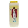 9 days candle / white / Sacred Heart of Jesus Montmartre