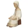 Peasant Virgin - 27cm - White / gold