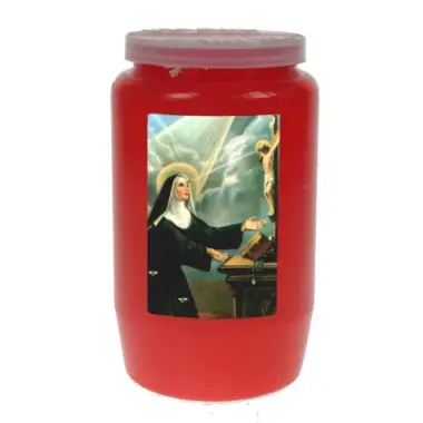 Kaars 3 Dagen / Rood / H Rita