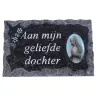 Plate of cemeteries Aan Mijn geliefde Dochter 9x14