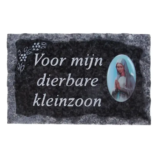 Grafplaat 9x14 Voor Mijn Dierbare Kleinzoon