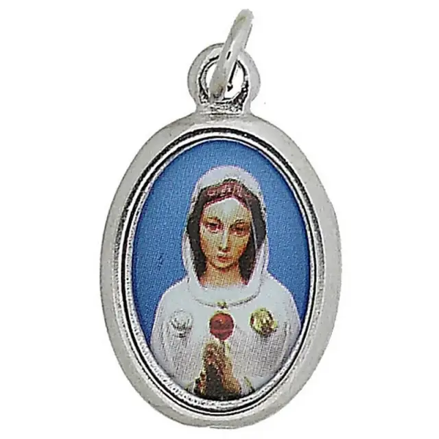 Medaille 25 mm Ov - Rosa Mystica