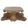 Carved Wood plinth 10X4X5.5 CM
