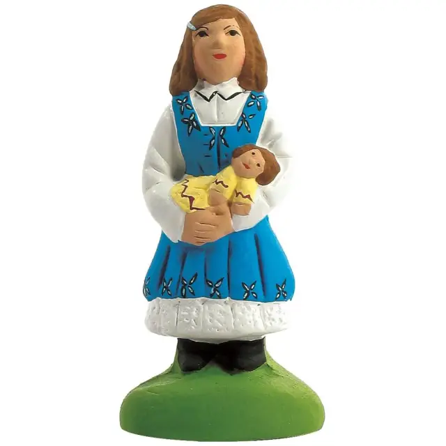 Provencaalse Figuren 2 Victorine blauw