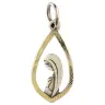 Medal Virgin 22 X 17 mm Silver Plated