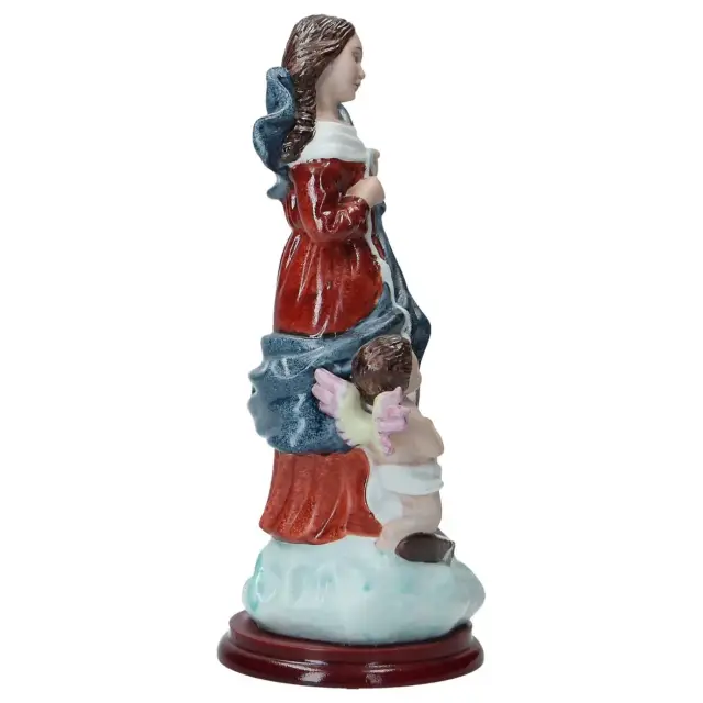 Statue 23 Cm - Marie qui défait les noeuds - Porcelaine
