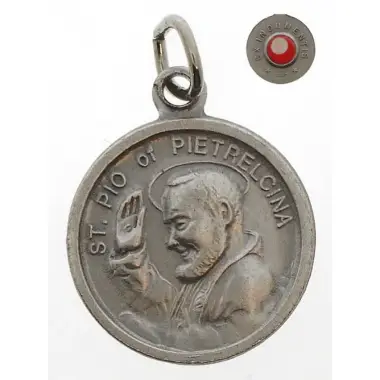 Medaille 18 mm - H. P Pio / Reliek