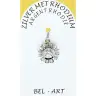 Médaille Argent Rhodié - Ange 13 mm