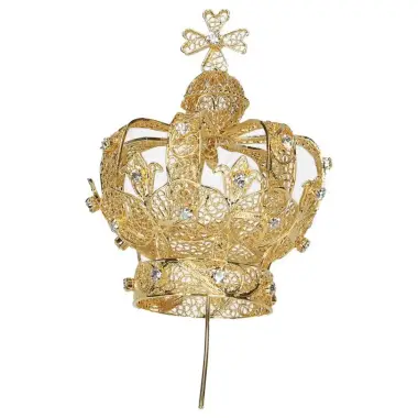 Couronne Imperiale 6 Cm Metal Dore