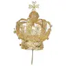 Couronne Imperiale 6 Cm Metal Dore