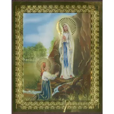 frame / Wood apparition. Lourdes