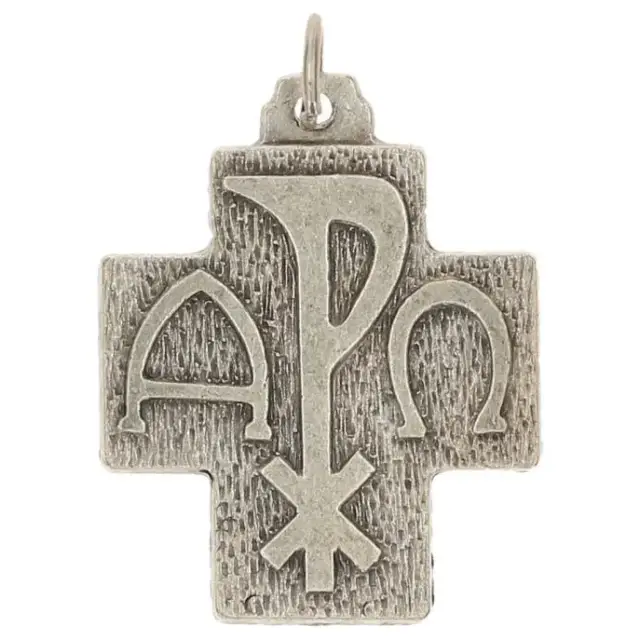 Croix 26 X 23 Mm Pax Métal Argenté