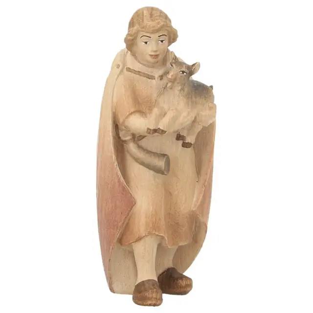 Shepherd: wood carving nativity scene Pema 12 cm