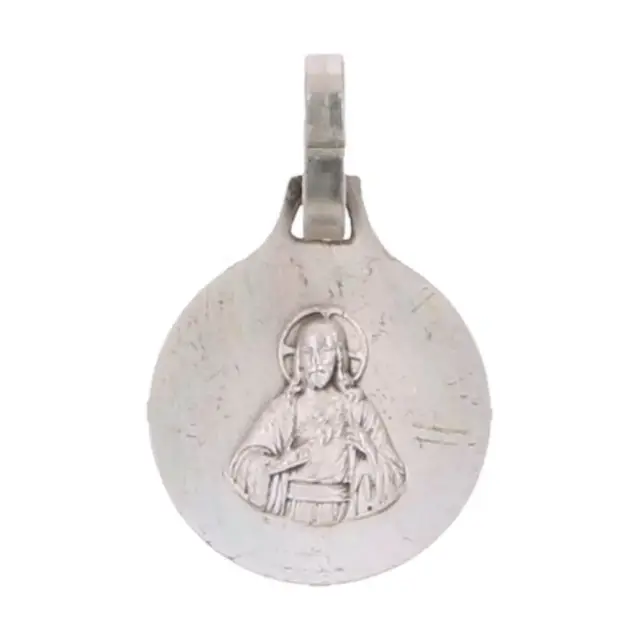 Médaille Scapulaire - 12 mm - Métal Argenté