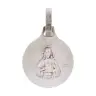 Médaille Scapulaire - 12 mm - Métal Argenté