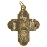 Croix Plurisaints - 26 mm - Métal doré